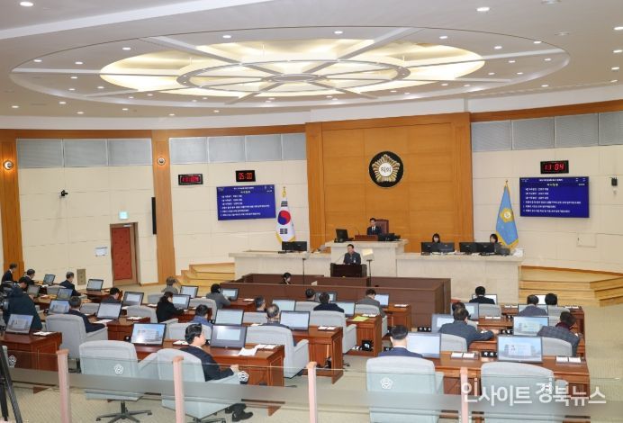 포항시의회, 제321회 임시회 폐회